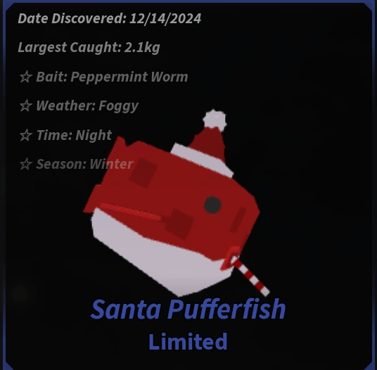 Santa Pufferfish