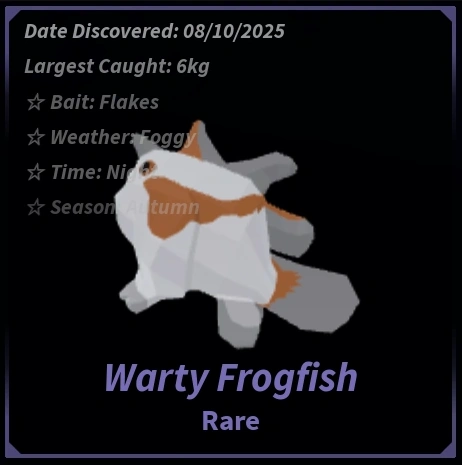 Warty Frogfish