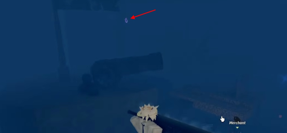 Blue highlight showing Goblin location