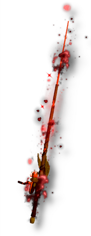 Scarlet Spincaster Rod